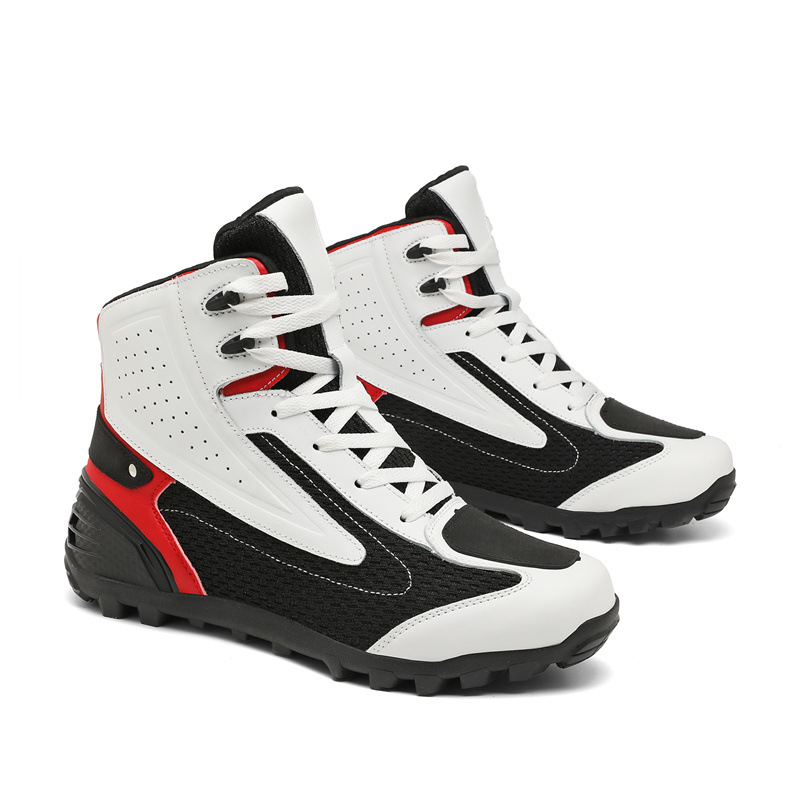 Cycling Commute Shoes - Motorcycle Waterproof Commuting Boots Off-road Rally