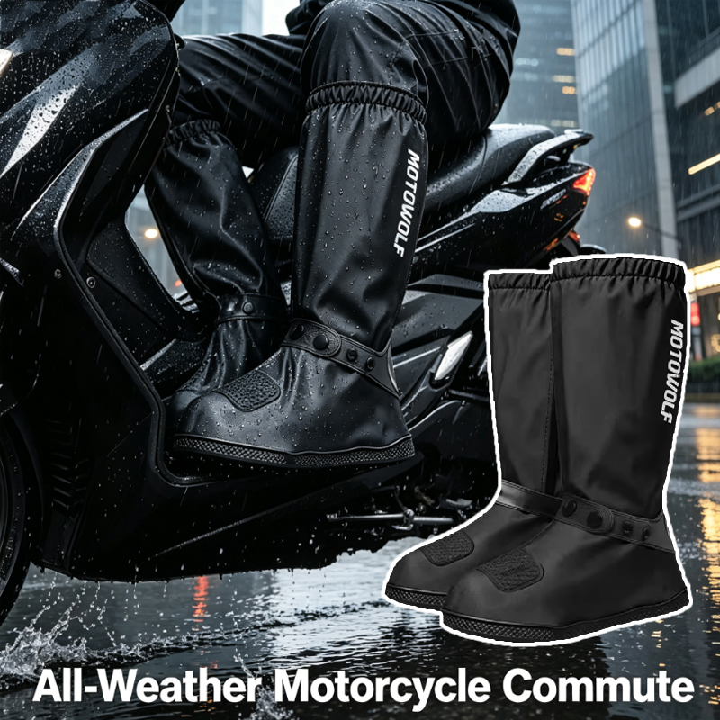 Cycling Commute Shoes - Outdoor commuting Tube Rain Shoe Covers