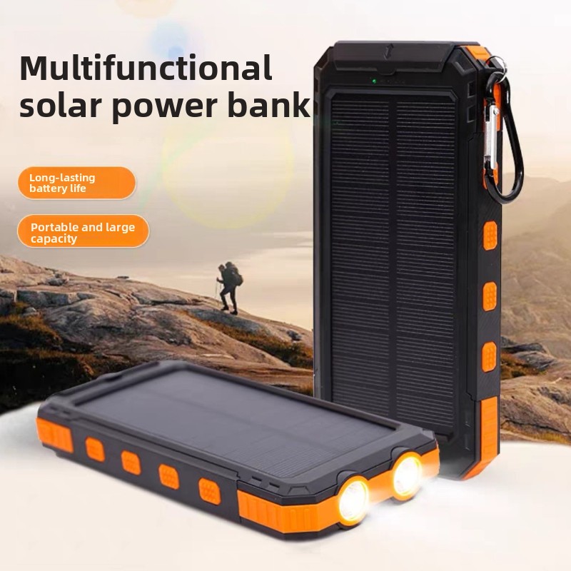 Usb Charger Dynamo - Solar Power Bank Waterproof Outdoor Portable
