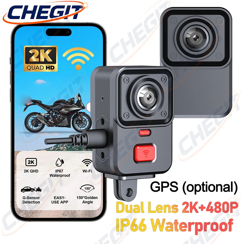 Cycling Loop - 2 Camera Motorcycle DVR 2K HD
