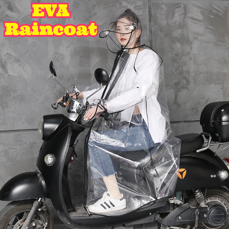 Transparent EVA Rain Poncho Ho - огляд і ціна Cycling Commute Rain