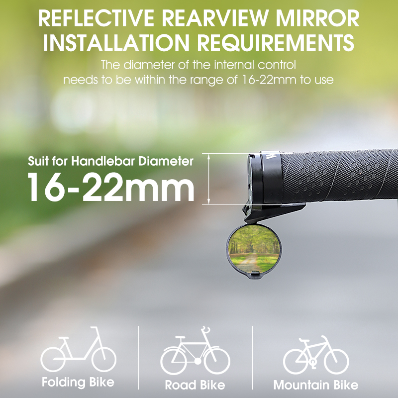 WEST BIKING HD Bike Rearview M - огляд і ціна Mirror Handlebar Convex