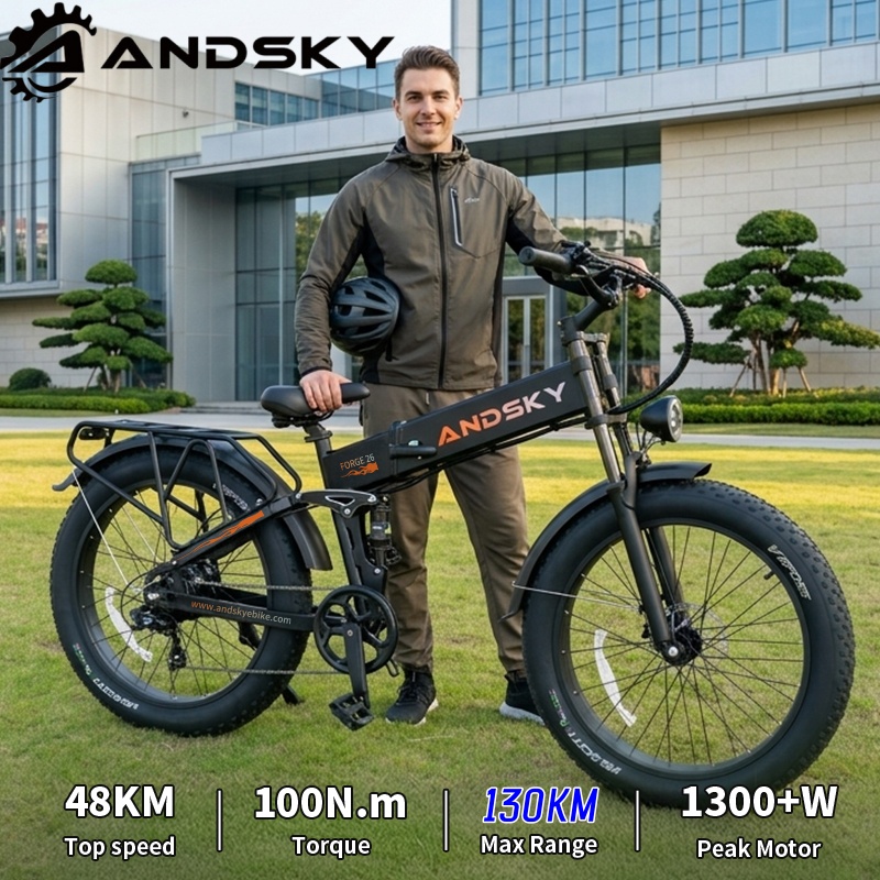 ANDSKY Forge 26 Foldable Elect - огляд і ціна Commuting On Mountain Bike