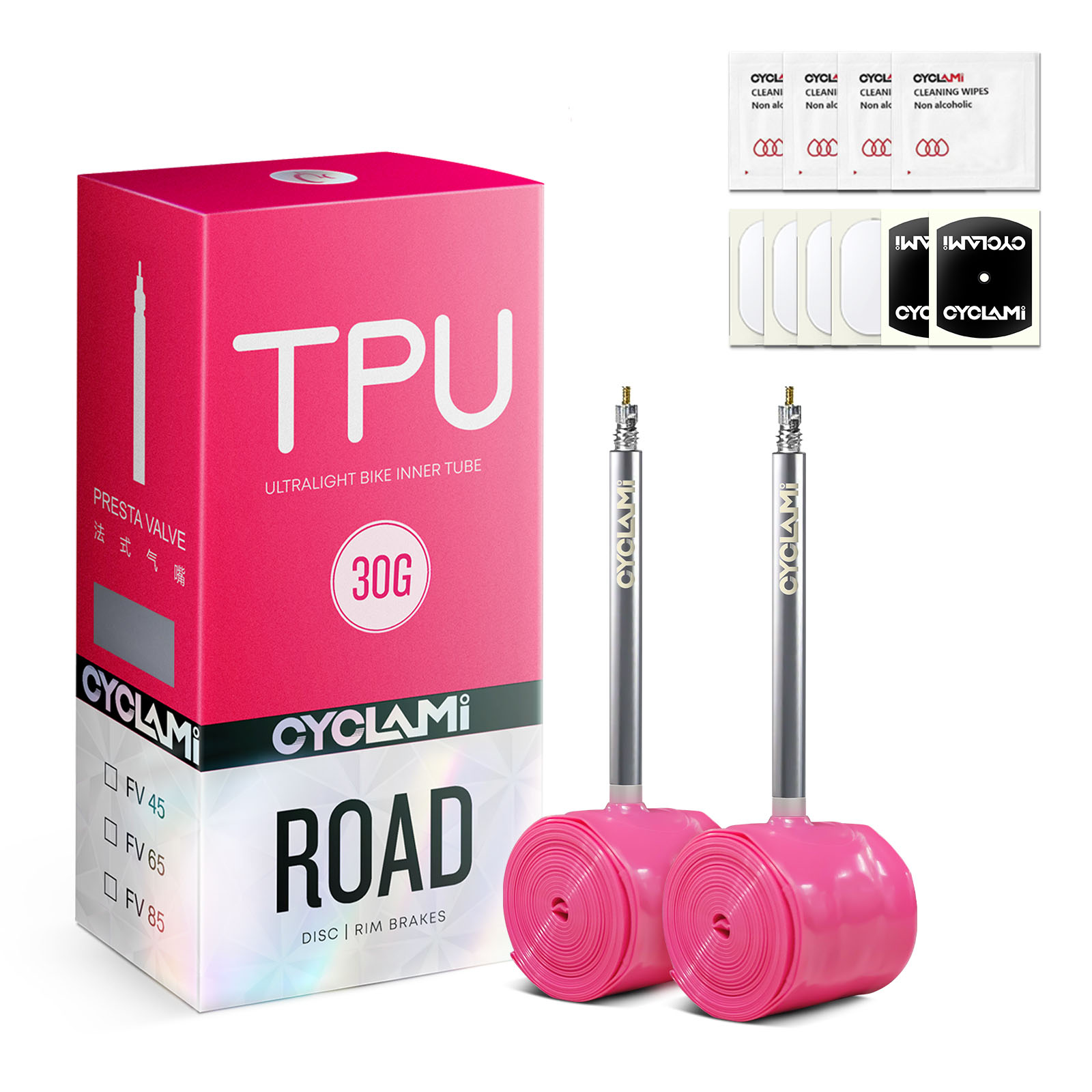 2PC CYCLAMI Bike Inner Tube St - огляд і ціна Inner Tube 700C