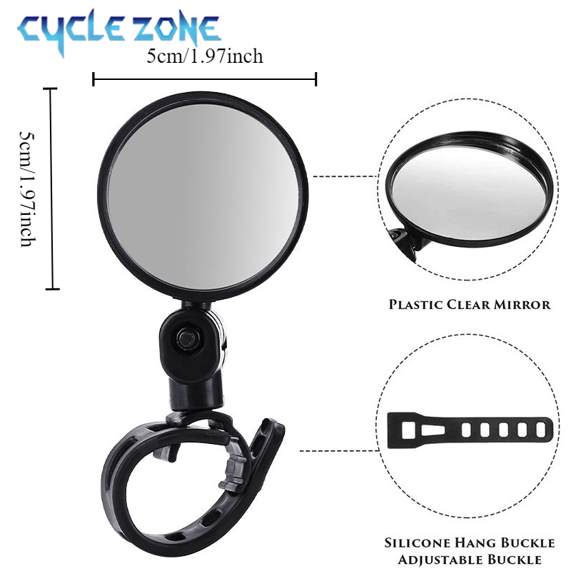 2PCS Bicycle Rearview Mirror 3 - огляд і ціна Cycling Zones