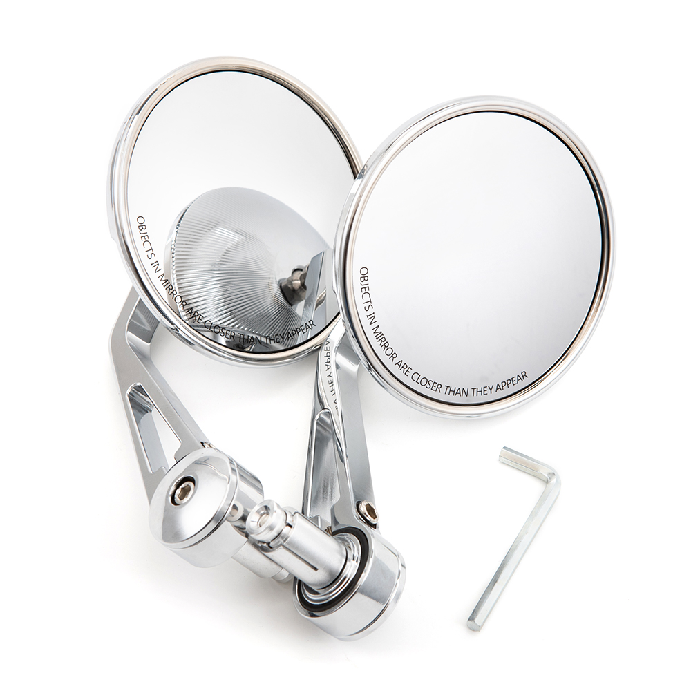 Evomosa Motorcycle Chrome Conv - огляд і ціна Mirror Handlebar Convex