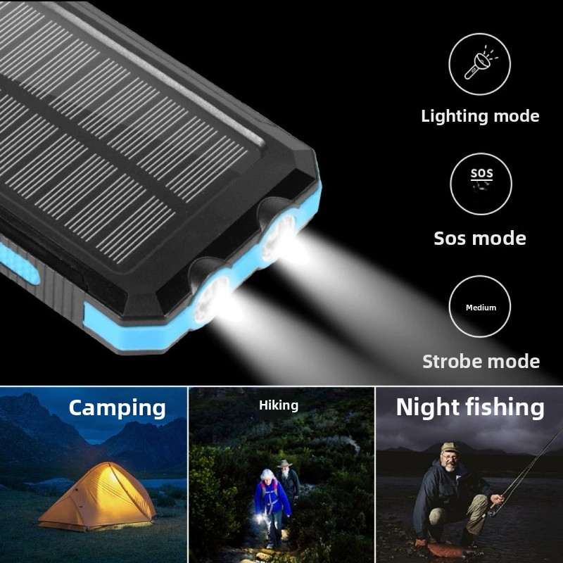 Solar Power Bank Waterproof Ou - огляд і ціна Usb Charger Dynamo