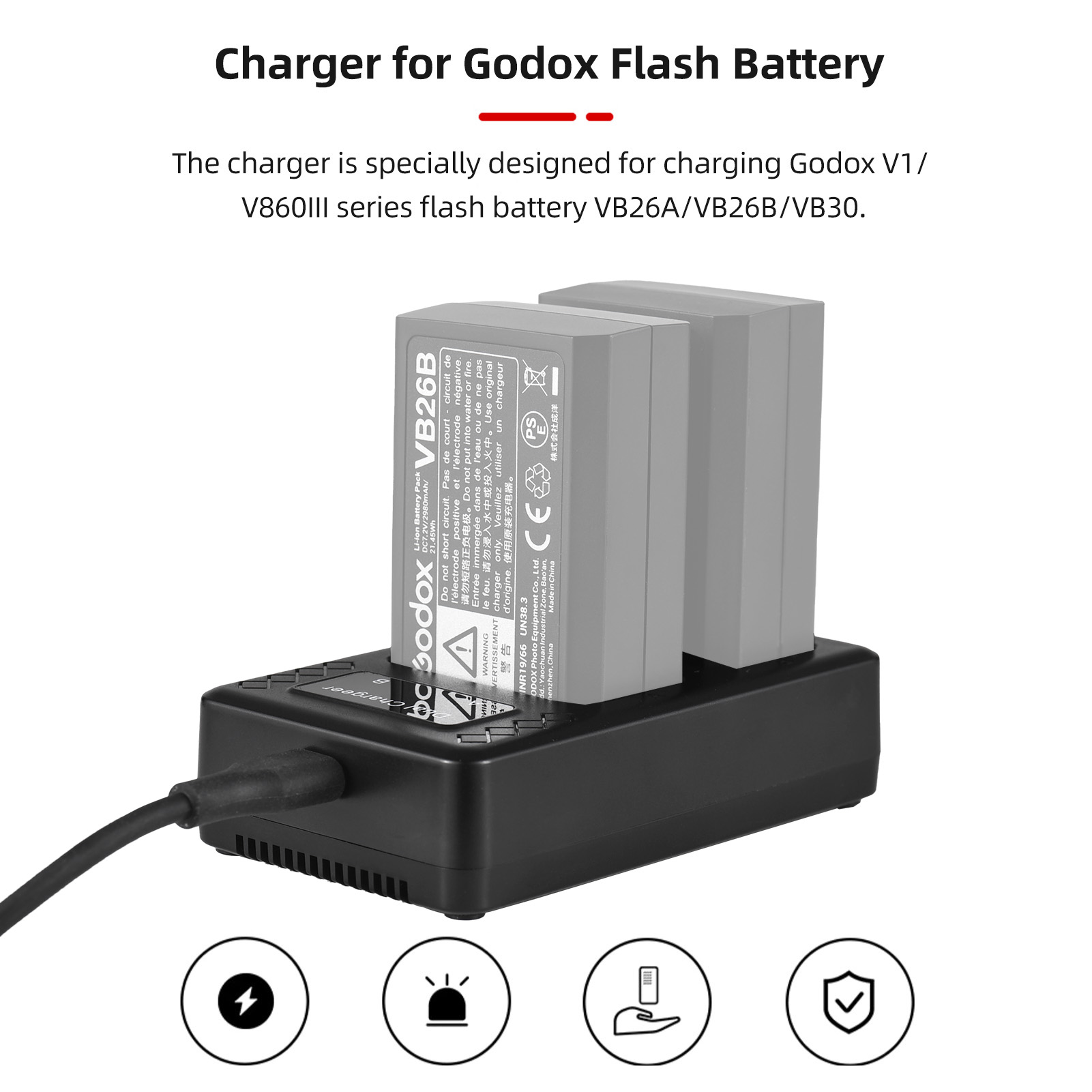 Portable 2-slot Battery Charge - огляд і ціна Usb Charger Dynamo