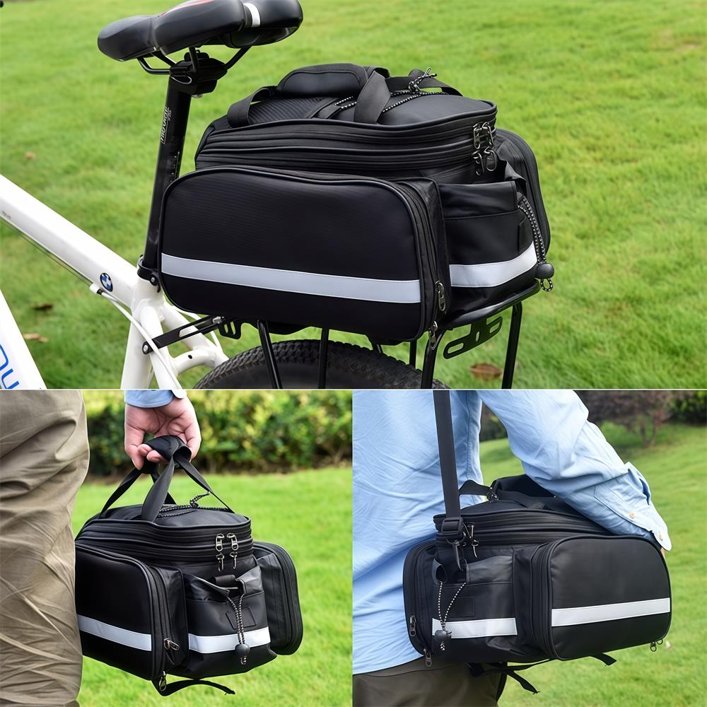 Bike Rear Rack Bag Bicycle Tru - огляд і ціна Cycling Commute Rain