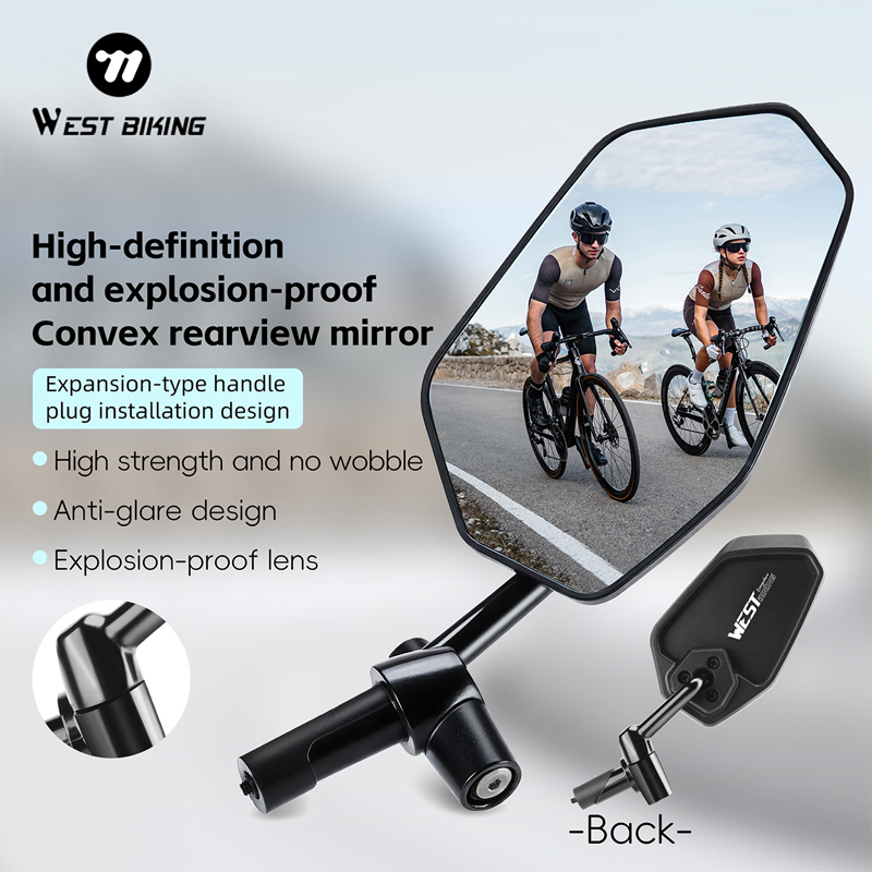 WEST BIKING HD Anti-glare Conv - огляд і ціна Mirror Handlebar Convex