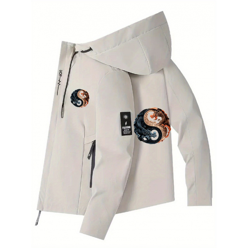 Men's Hooded Jacket - Zippered - огляд і ціна Cycling Commute Jacket