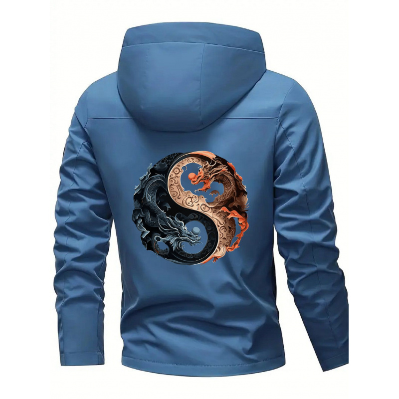 Men's Hooded Jacket - Zippered - огляд і ціна Cycling Commute Jacket