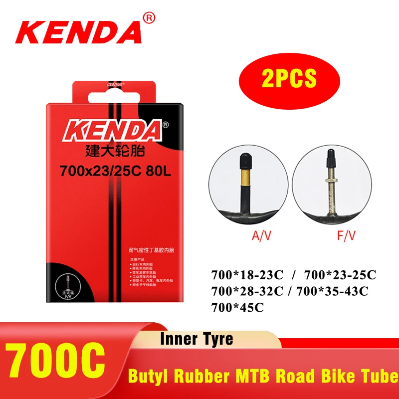 2PCS KENDA Bicycle Inner Tube  - огляд і ціна Inner Tube 700C