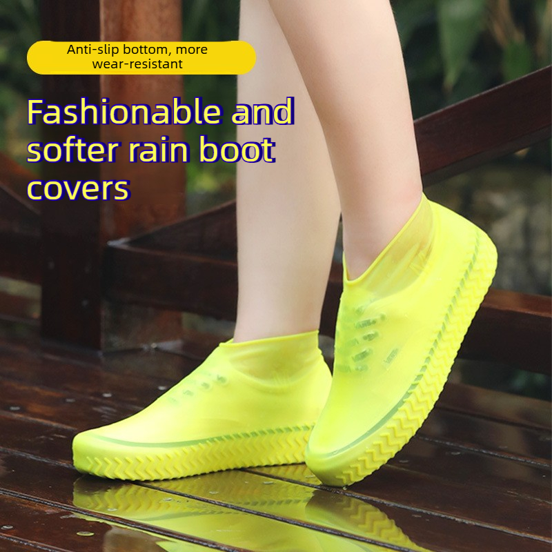 Thick Silicone Rain Boot Cover - огляд і ціна Waterproof Cycling Commute