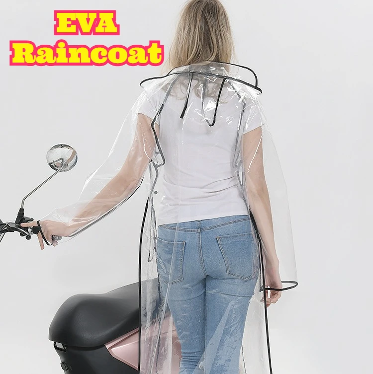 Transparent EVA Belted Long Ra - огляд і ціна Waterproof Cycling Commute