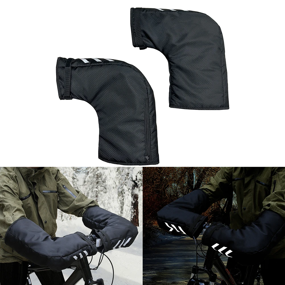 Reflective Handlebar Mittens 1 - огляд і ціна Commuting On Mountain Bike