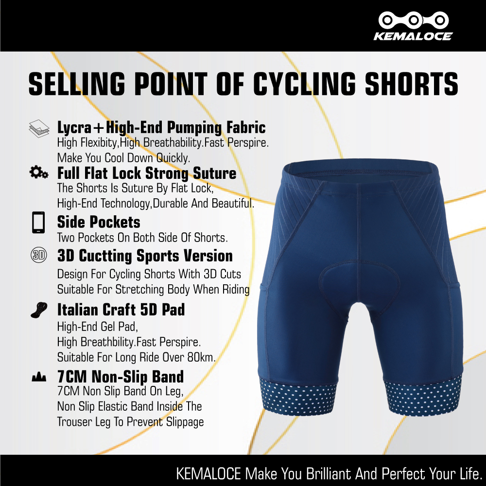 KEMALOCE Men's Cycling Shorts  - огляд і ціна Cycling Commuter Pants