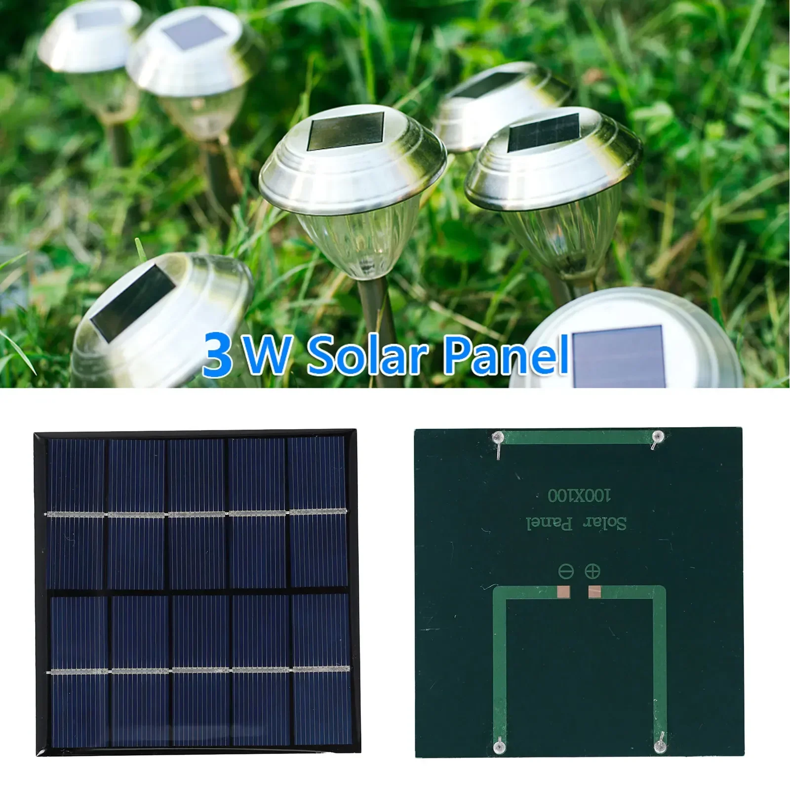 Solar Panel 3W 5V Solar Board  - огляд і ціна Usb Charger Dynamo