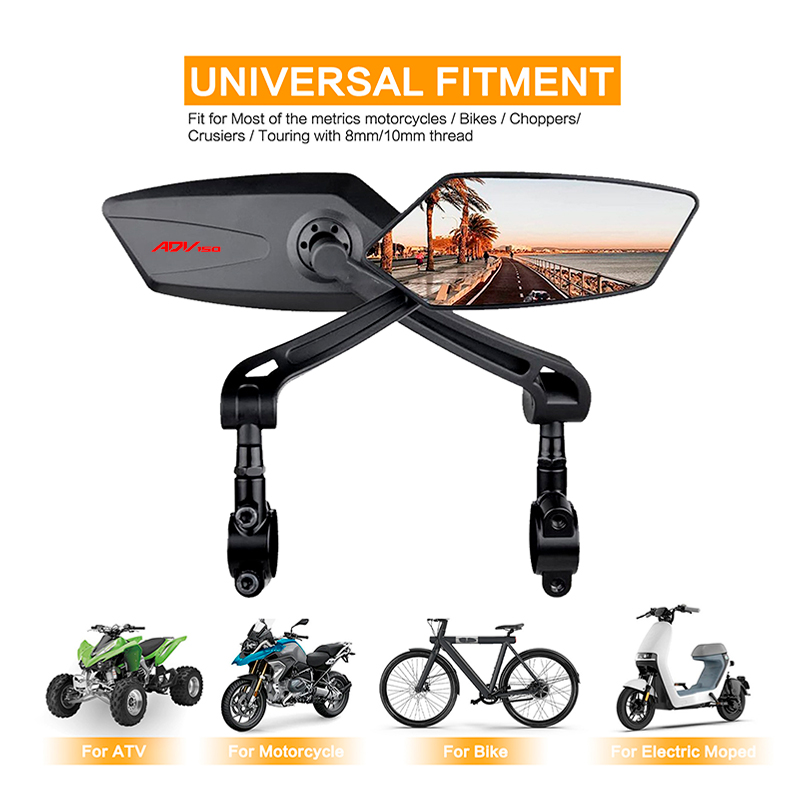 Motorcycle Handlebar Mirror Fo - огляд і ціна Mirror Handlebar Convex
